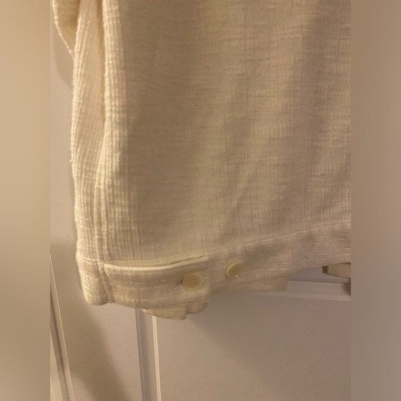 Zara cream medium textured jacket - Picture 5 of 8